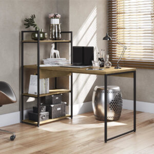 Mesa com Estante Acoplada Industrial para Escritório