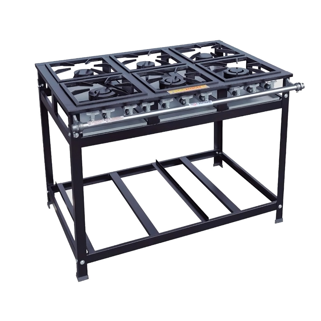 Fogão Industrial 6 Bocas 40x40